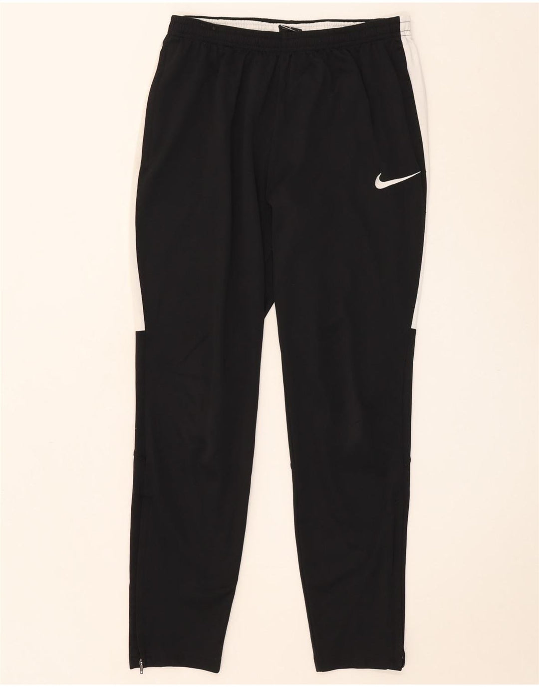 Nike Pantalon de survêtement Dri Fit pour homme en polyester color block noir moyen