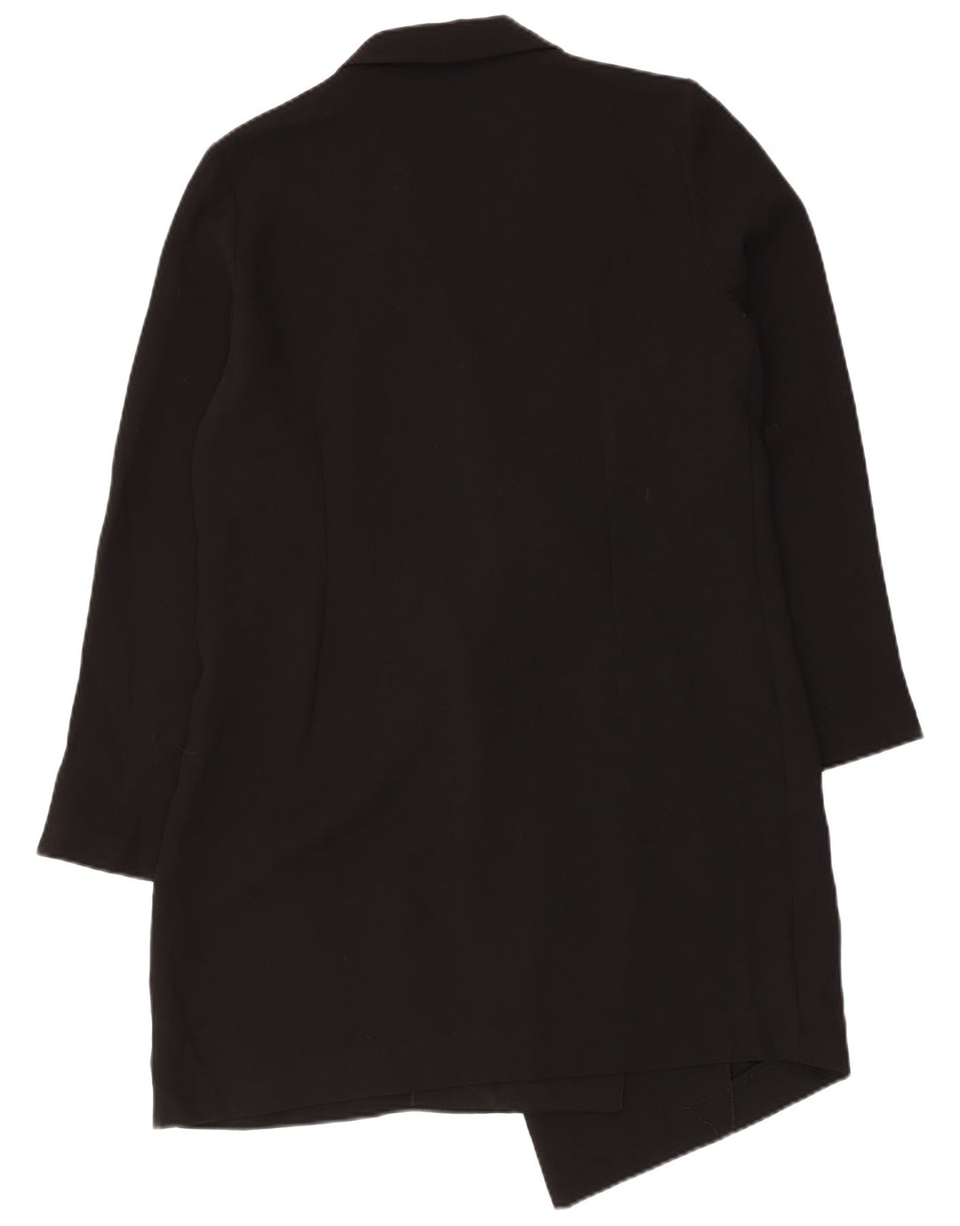 Topshop Womens Overcoat UK 12 Medium  Black Polyester