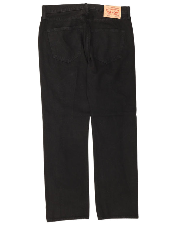 Levi's Uomo 501 Jeans dritti W32 L30 Cotone Nero