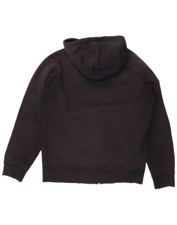 Carhartt Mens Zip Hoodie Sweater Medium Navy Blue Cotton