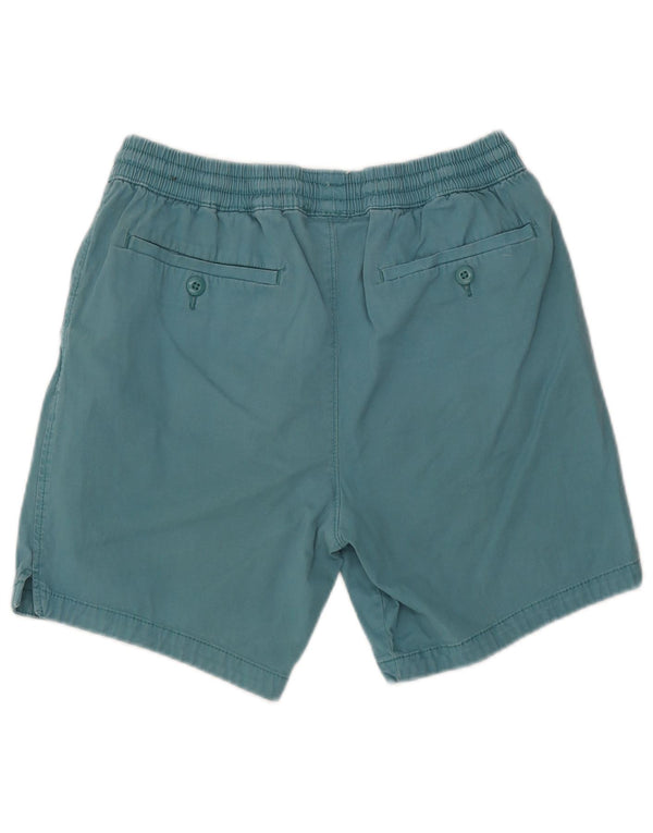 Hollister Mens Chino Shorts Large W34 Blue Cotton