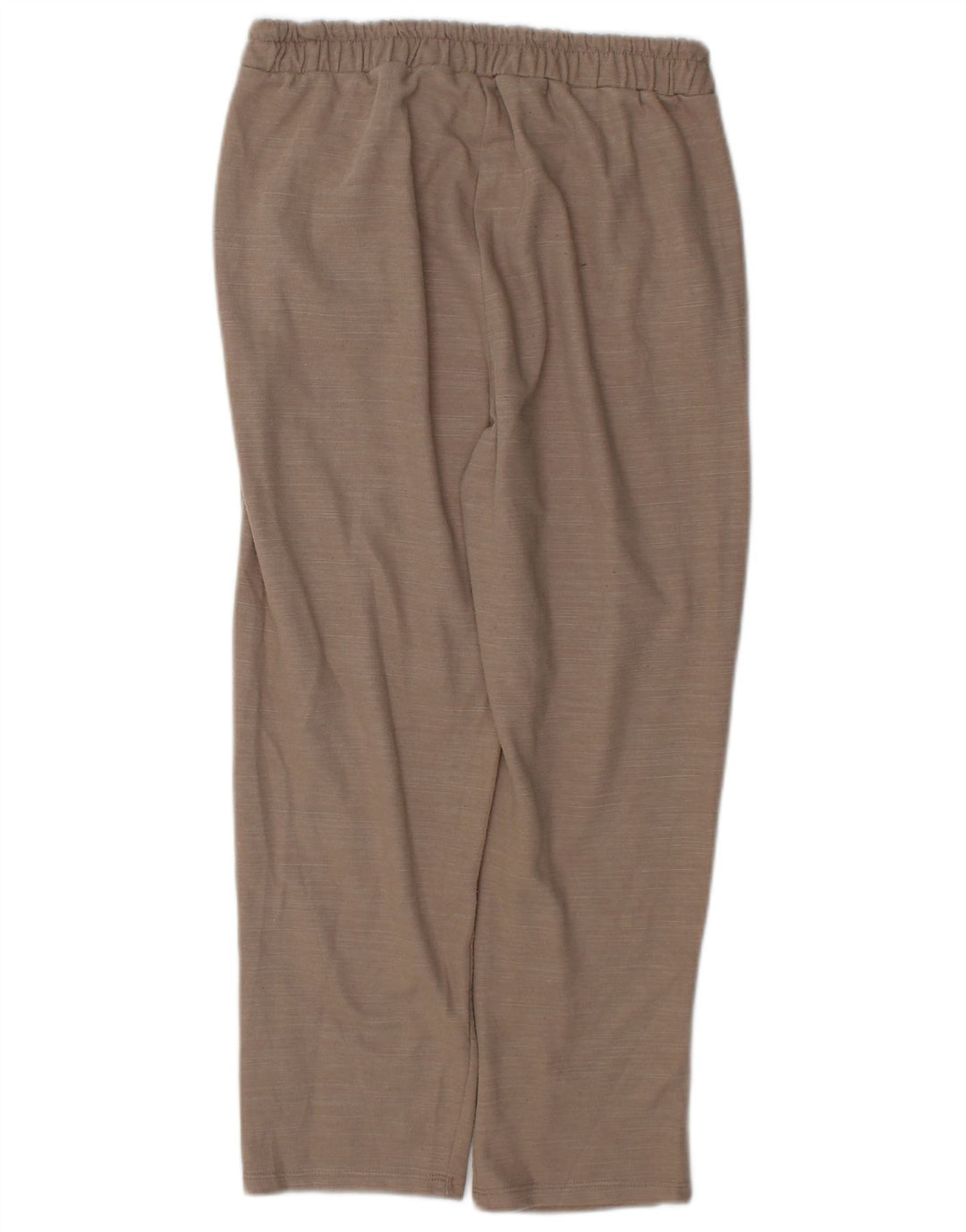 Zara Womens Crop Tracksuit Trousers UK 12 Medium Beige