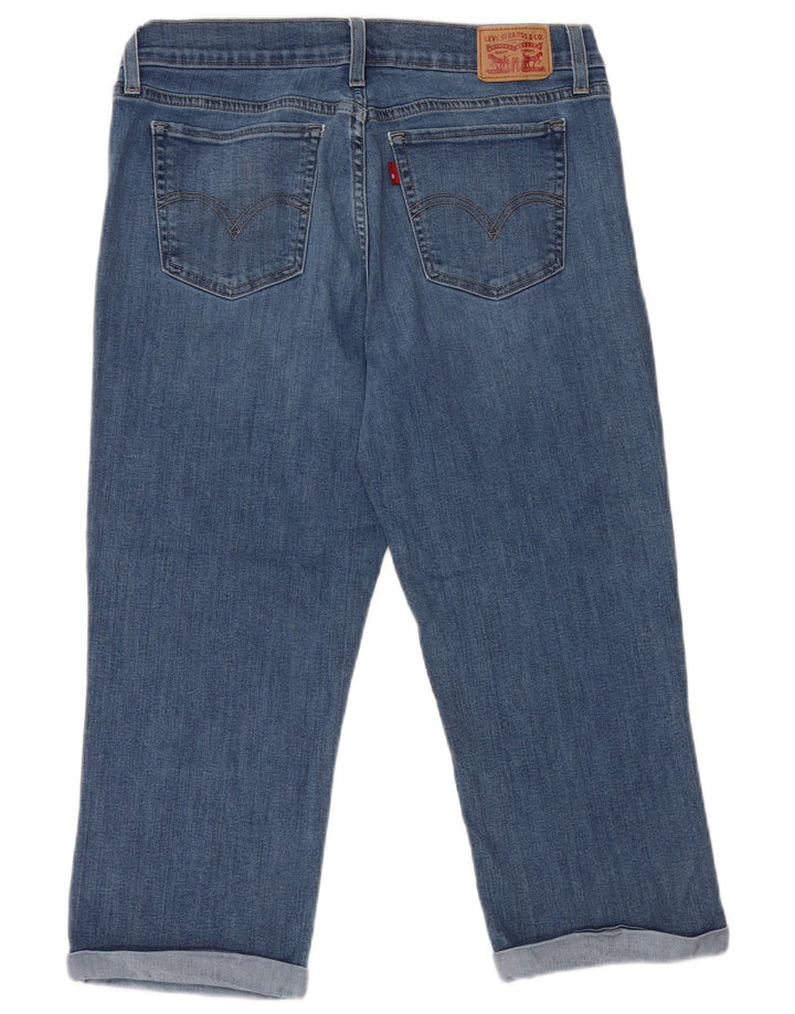 LEVI'S Womens Capri Jeans W30 L21 Blue Cotton
