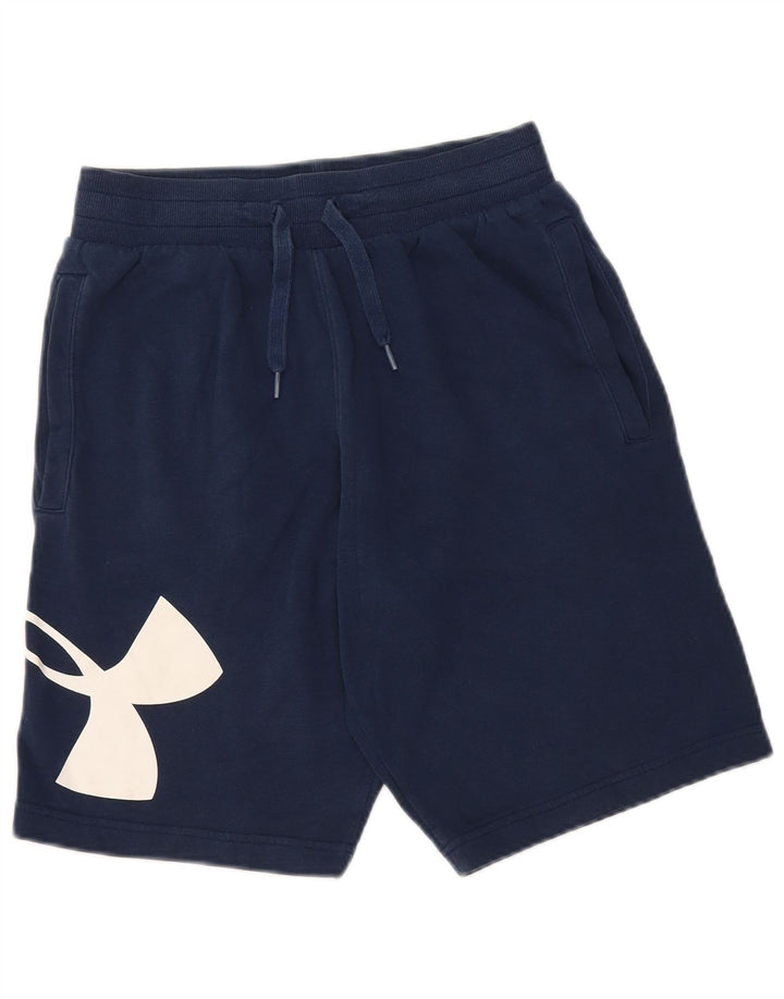 Under Armour Mens Graphic Sport Shorts Small Navy Blue