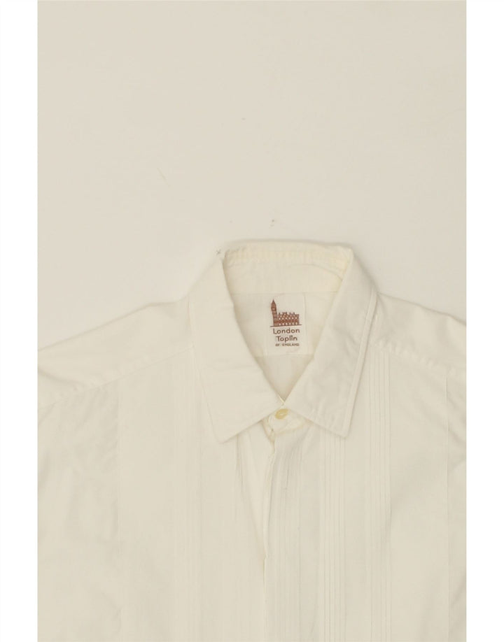 LONDON TOPLIN Mens Formal Shirt Medium White Vintage LONDON TOPLIN and Second-Hand LONDON TOPLIN from Messina Hembry 