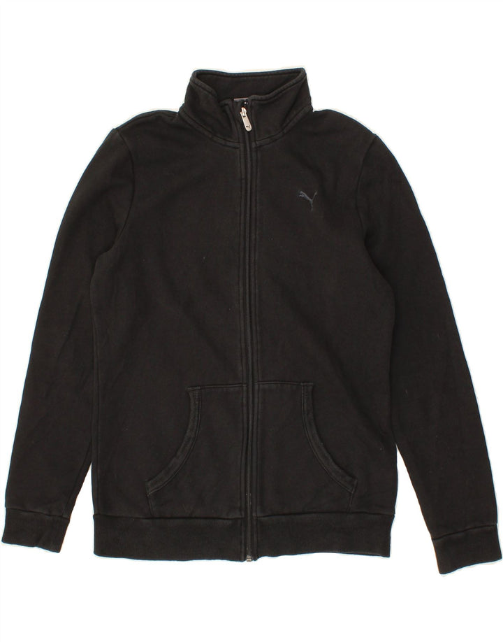 PUMA Womens Tracksuit Top Jacket UK 12 Medium  Black Cotton Vintage Puma and Second-Hand Puma from Messina Hembry 