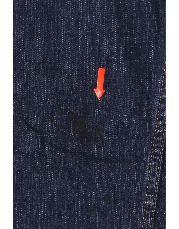 Marks & Spencer Mens Regular Fit Straight Jeans W38 L33 Blue Cotton