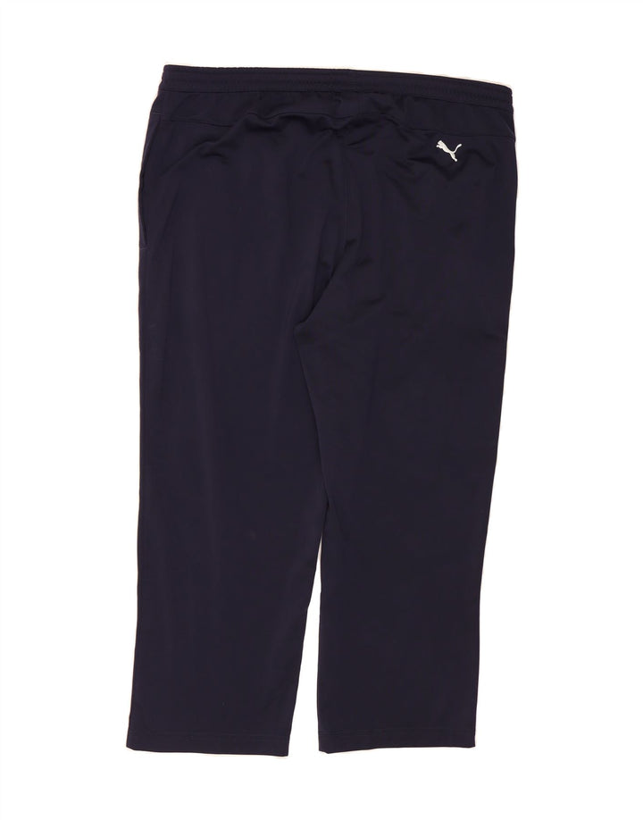 PUMA Womens Tracksuit Trousers UK 20 2XL  Navy Blue Polyester Vintage Puma and Second-Hand Puma from Messina Hembry 