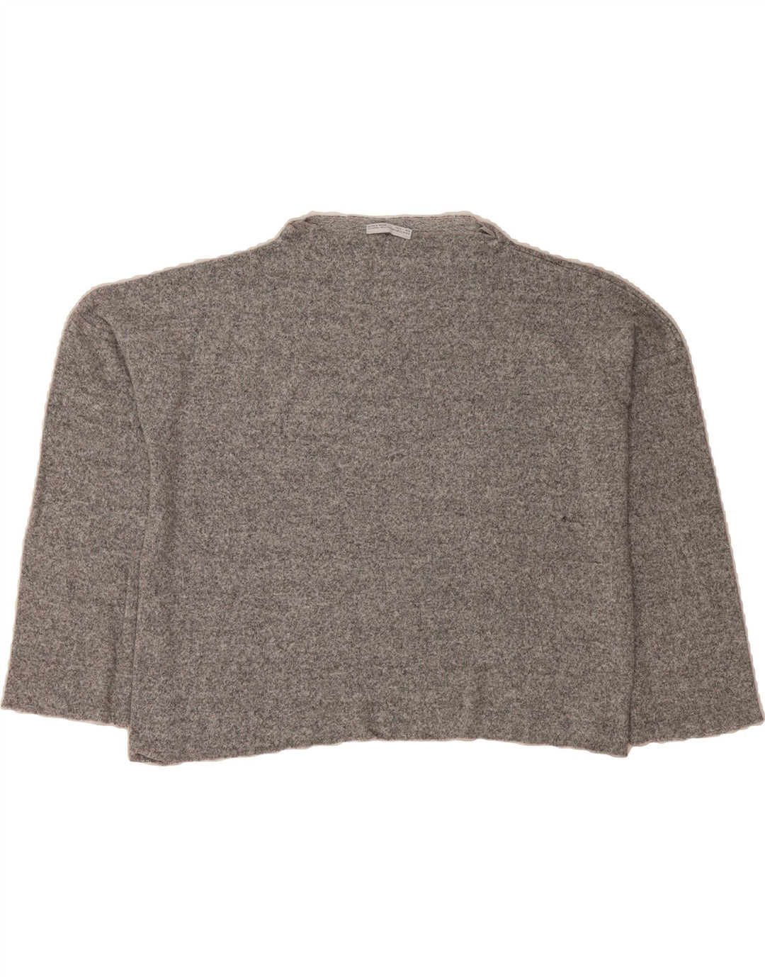ZARA Womens Oversized Turtle Neck Jumper Sweater UK 10 Small Grey Viscose Vintage Zara and Second-Hand Zara from Messina Hembry 
