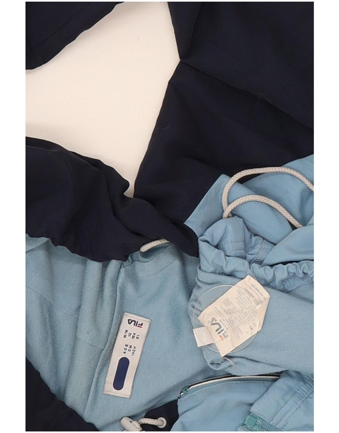 Fila Boys Graphic Tracksuit Top Jacket 11-12 Years Medium Blue Colourblock