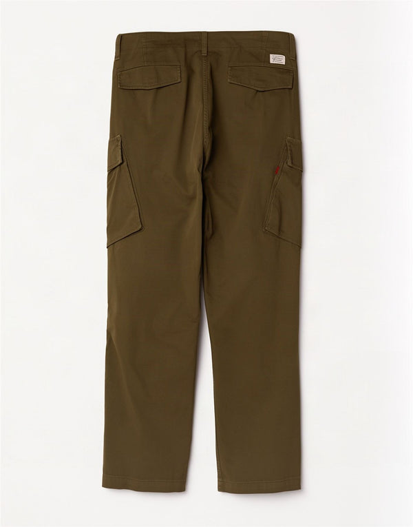 Pantaloni cargo affusolati da uomo Levi's W36 L32 cotone kaki