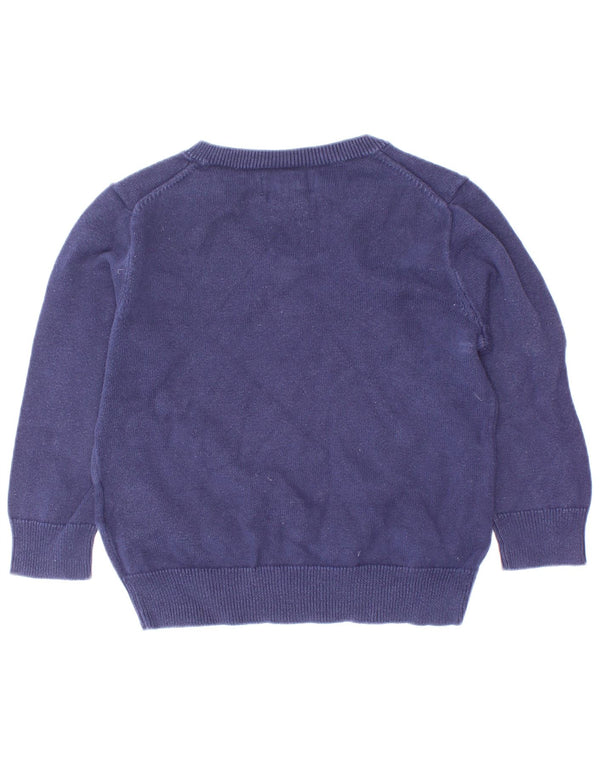 Polo Ralph Lauren Maglione da neonato con scollo a V 18-24 mesi Blu navy