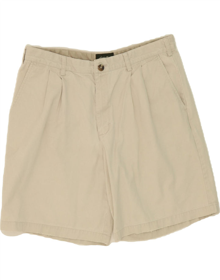 EDDIE BAUER Mens Pegged Chino Shorts W36 Large Grey Cotton Vintage Eddie Bauer and Second-Hand Eddie Bauer from Messina Hembry 
