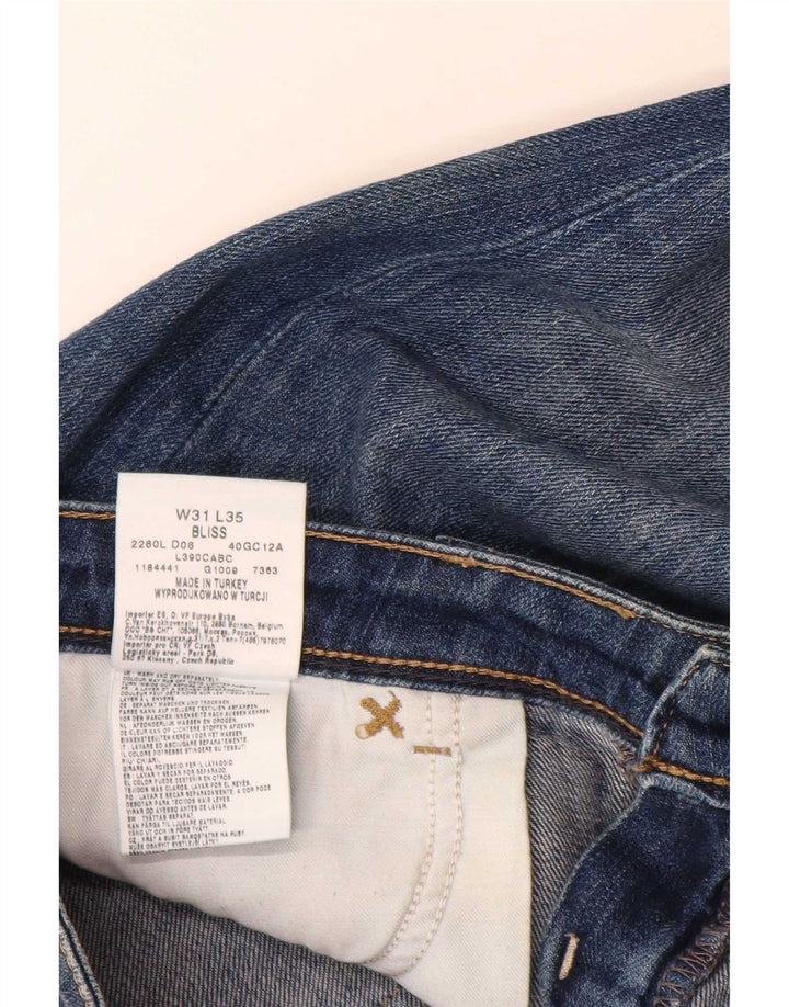 Lee Womens Bliss Bootcut Jeans W31 L35 Blue Cotton