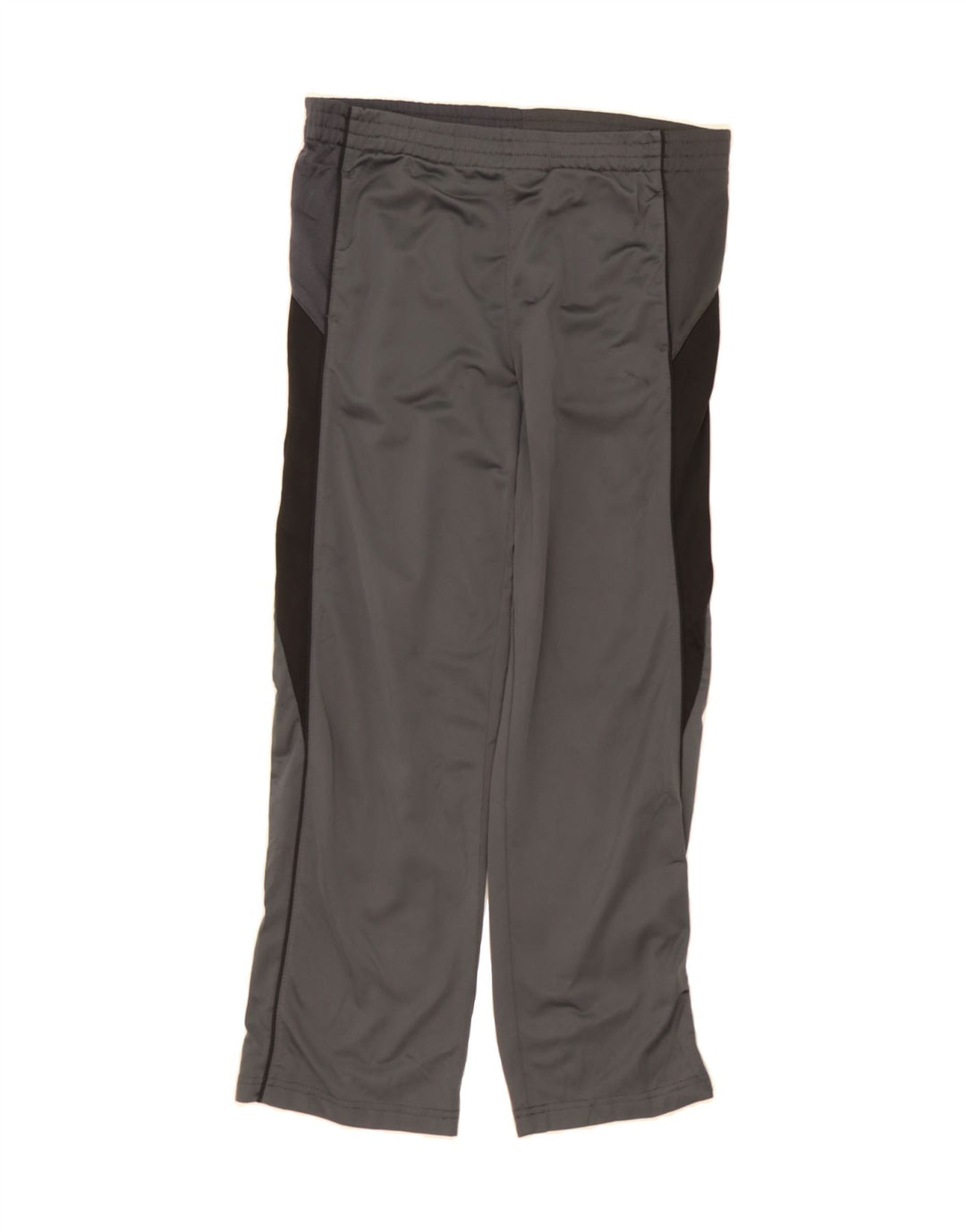 PUMA Boys Tracksuit Trousers 11-12 Years Large  Grey Colourblock Polyester Vintage Puma and Second-Hand Puma from Messina Hembry 