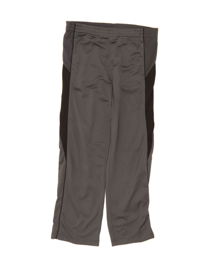 PUMA Boys Tracksuit Trousers 11-12 Years Large  Grey Colourblock Polyester Vintage Puma and Second-Hand Puma from Messina Hembry 