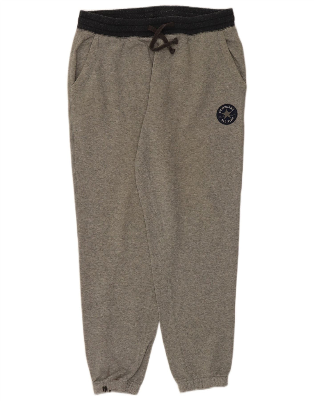 Converse Herren-Trainingshose, Jogginghose, groß, graue Baumwolle