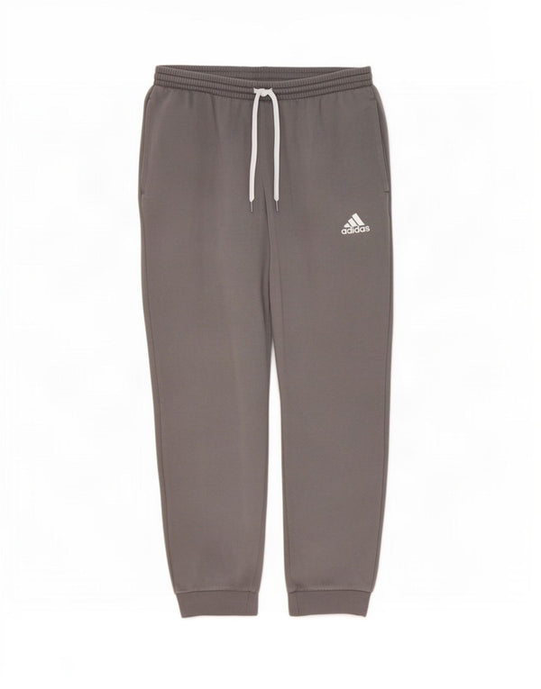 Adidas Mens Tracksuit Trousers Joggers Medium Grey Cotton