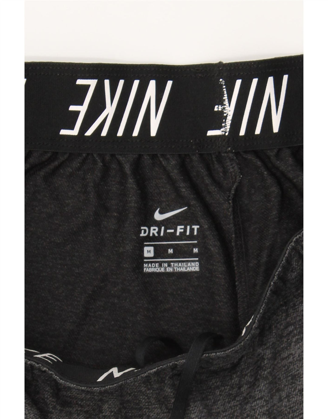NIKE Womens Dri Fit Sport Shorts UK 12 Medium  Grey Polyester Vintage Nike and Second-Hand Nike from Messina Hembry 