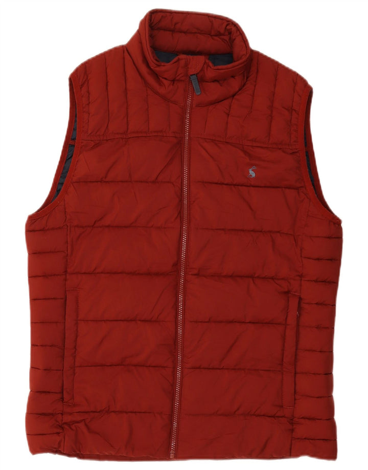 Joules Herren Wattierte Weste UK 38 Medium Burgund Polyester