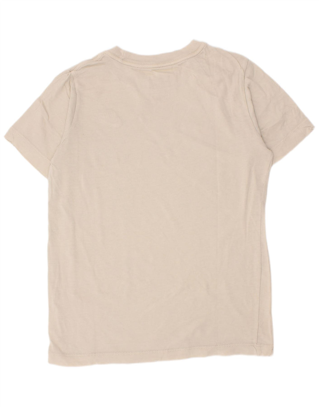 Nike Boys T-Shirt Top 8-9 Years Small Beige