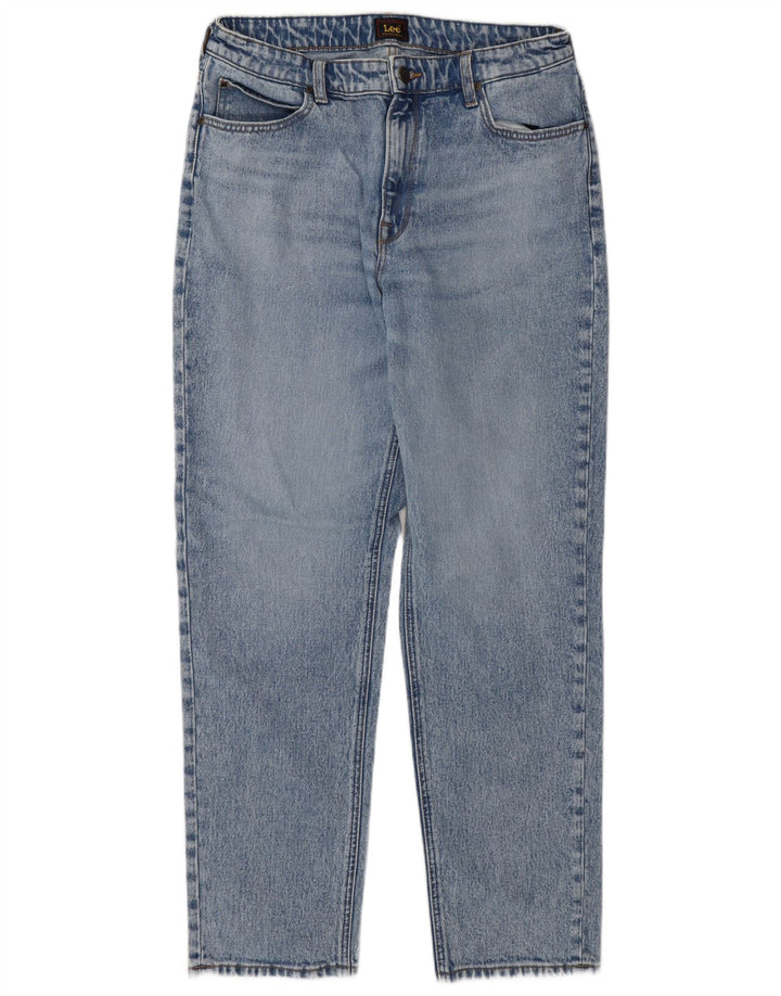 LEE Mens Carol Slim Jeans W31 L33 Blue Cotton