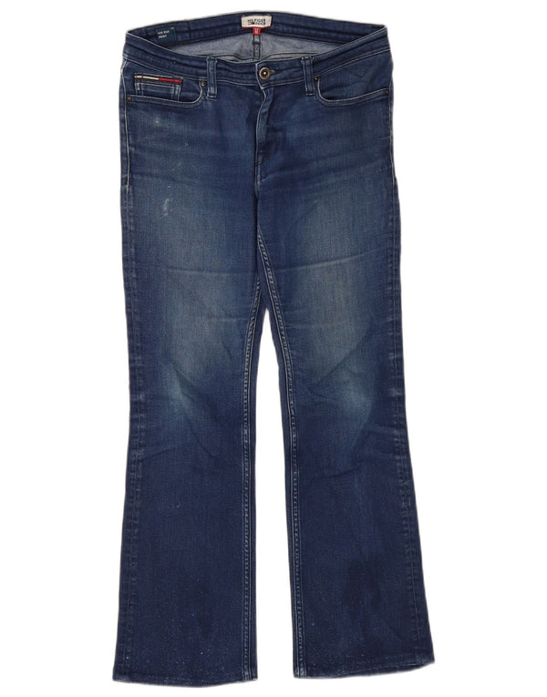 Tommy Hilfiger Womens Mid Rise Bootcut Jeans W27 L27 Azul