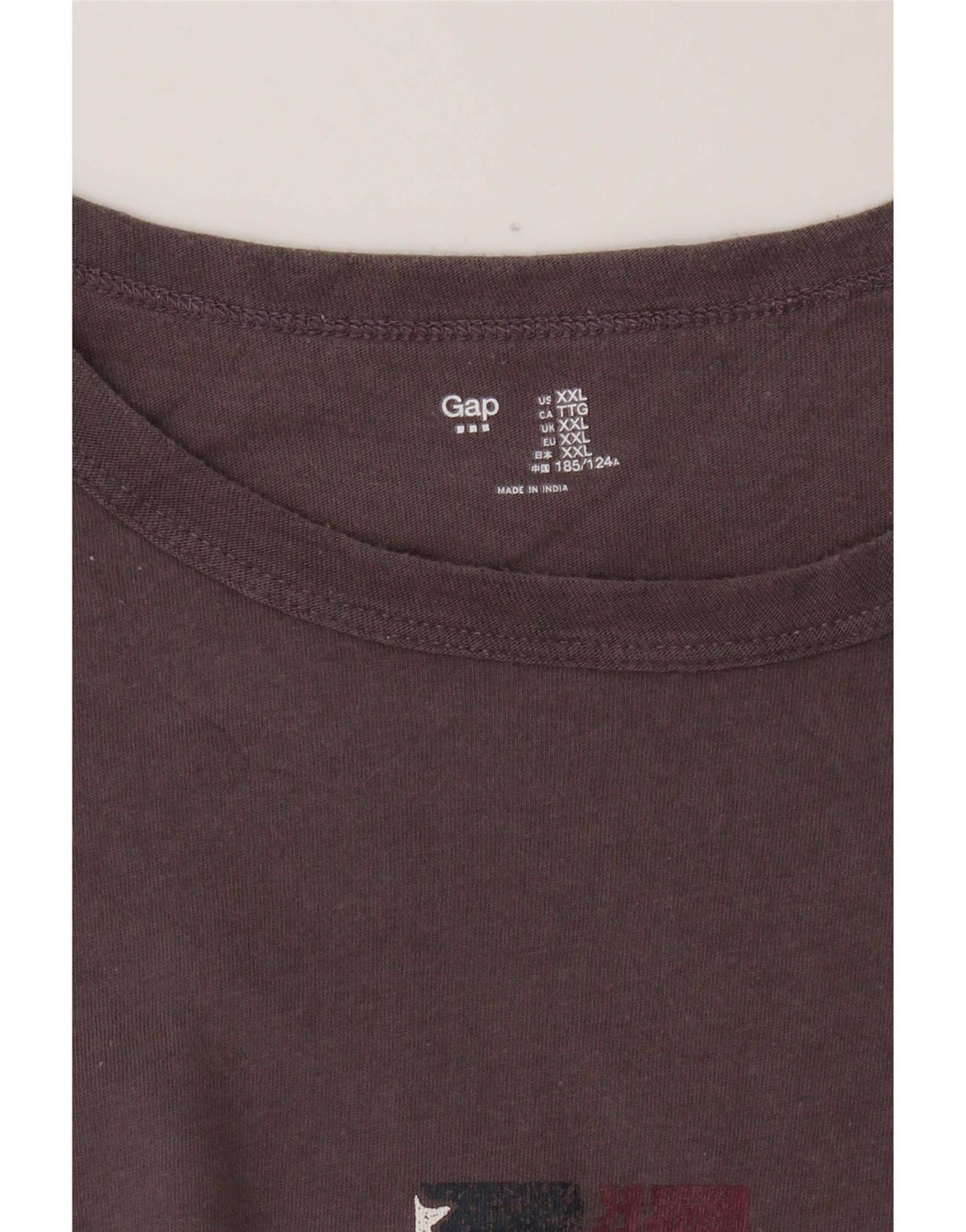 Gap Herren Grafik T-Shirt Top 2XL Braun