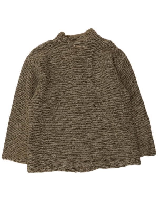 Weird Fish Veste de survêtement pour homme en coton kaki 2XL