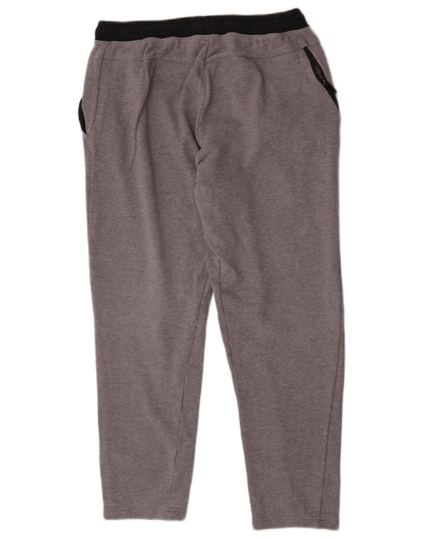 Nike Pantalon de survêtement pour homme Large en coton color block gris