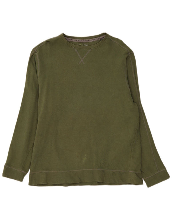 Marks & Spencer Herre Sweatshirt Jumper XL Khaki Bomuld