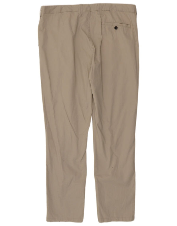 Pantaloni chino affusolati da uomo Marks & Spencer W38 L31 cotone beige