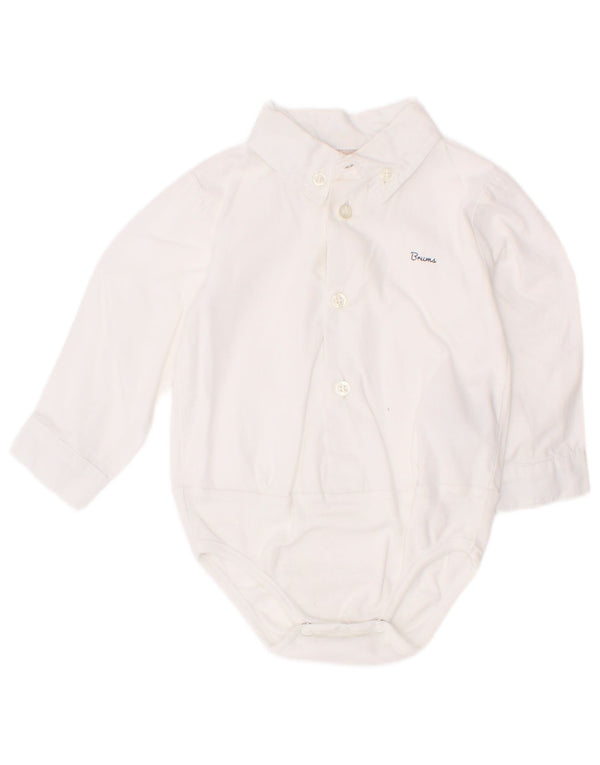 Chemise Brums bébé garçon 6-9 mois coton blanc