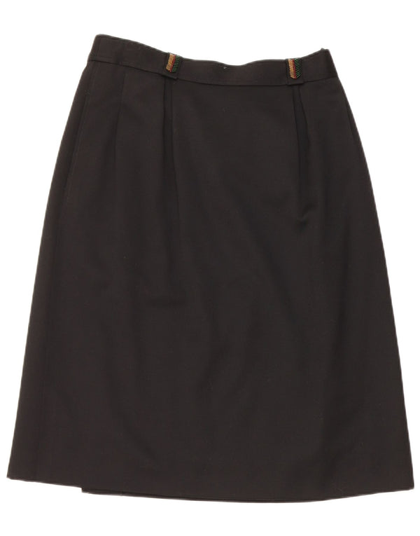 Les Copains Damen A-Linien-Rock W26 Small Schwarz