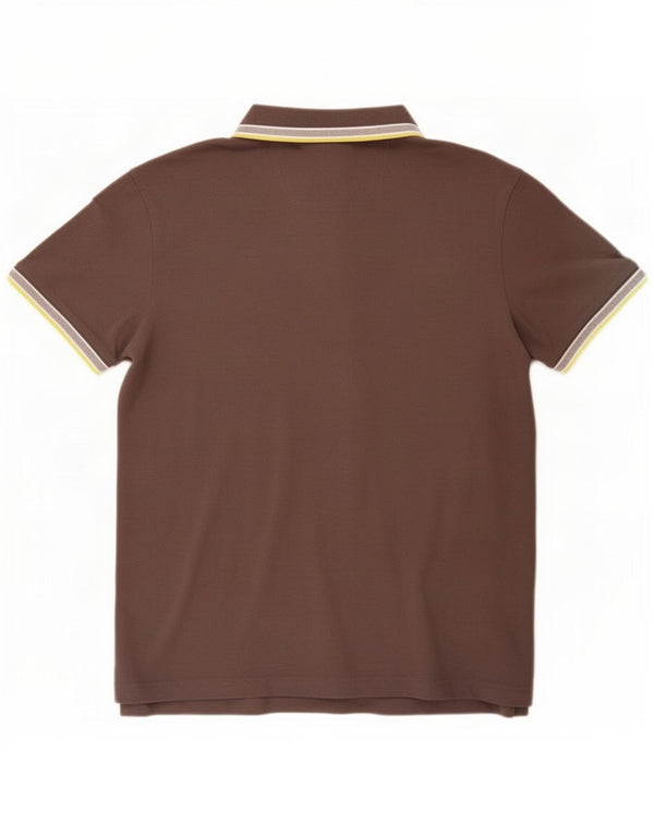 Polo da uomo Hugo Boss XL in cotone a righe grigie