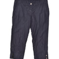 MARLBORO CLASSICS Womens Capri Trousers EU 40 Medium W32 L20  Navy Blue | Vintage Marlboro Classics | Thrift | Second-Hand Marlboro Classics | Used Clothing | Messina Hembry 