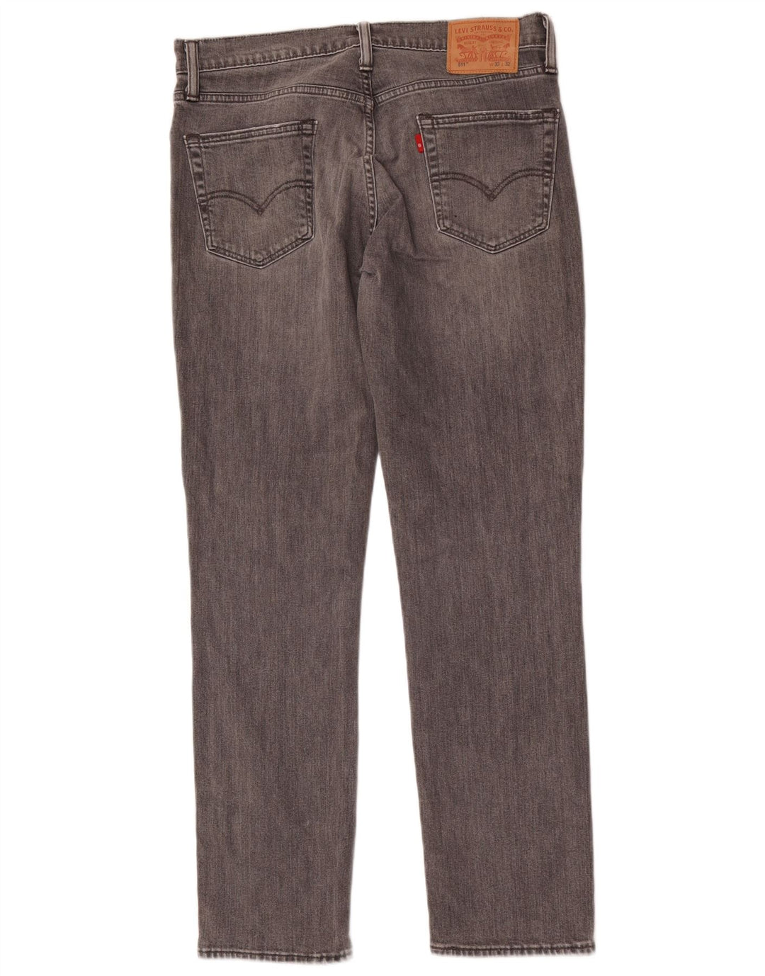 Levi's Herre 511 Slim Jeans W33 L32 Grå Bomuld