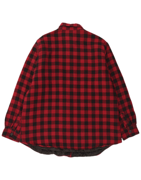 EMP Chemise en flanelle pour homme Lumberjack 2XL en coton vichy rouge