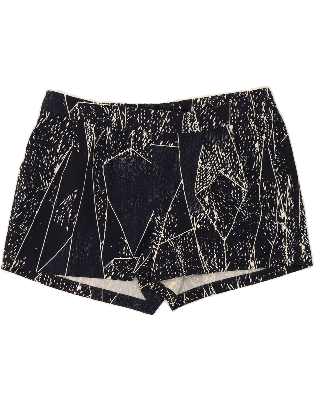 MOSSIMO Womens Sport Shorts UK 16 Large Navy Blue Spotted Polyester Vintage Mossimo and Second-Hand Mossimo from Messina Hembry 