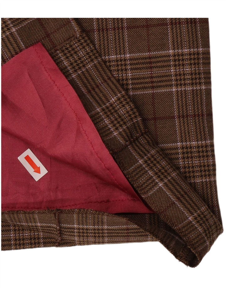 Max & Co. Womens Pencil Skirt IT 38 Small Brown Plaid Classic
