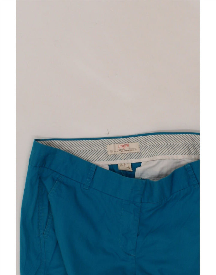 J. CREW Womens Chino Shorts US 8 Medium W30 Blue Cotton Vintage J. Crew and Second-Hand J. Crew from Messina Hembry 