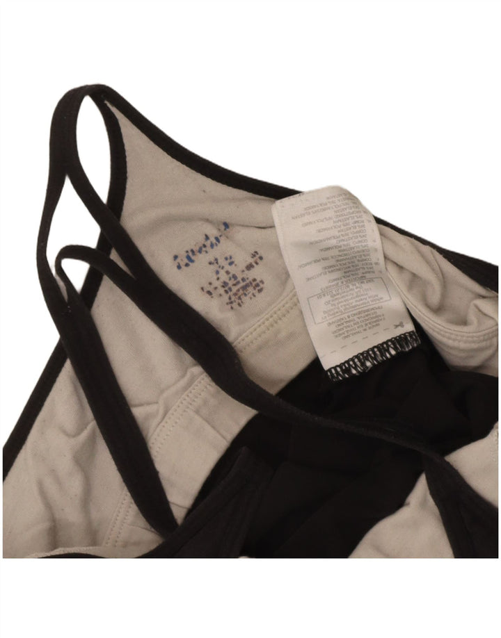 Canotta Reebok da donna UK 8 Small nera in poliammide