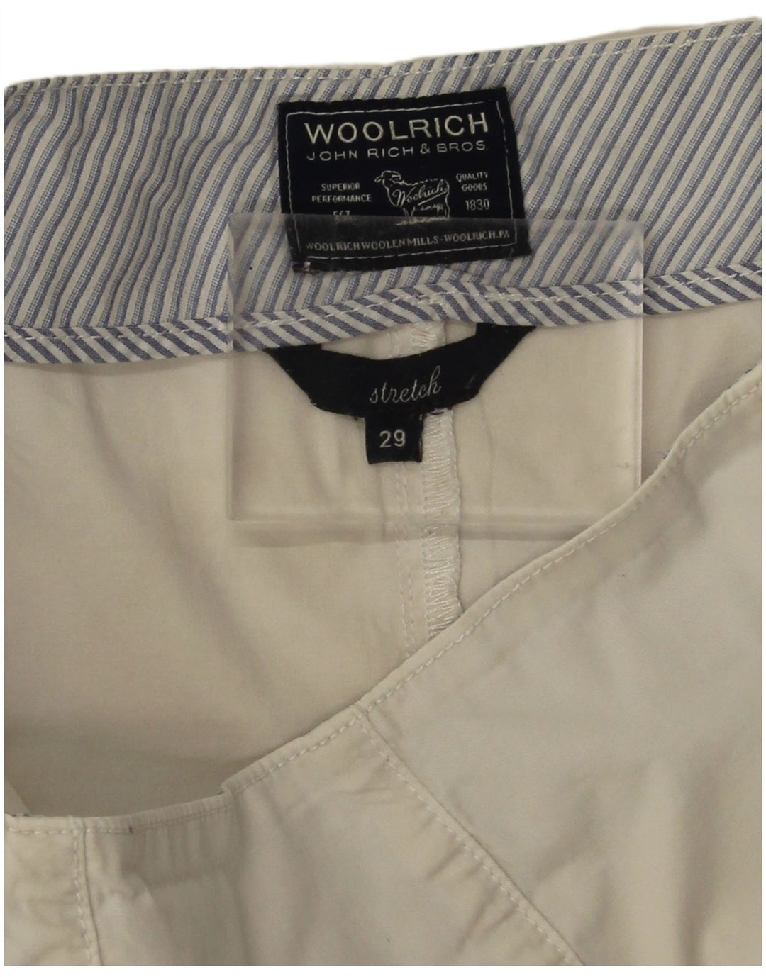 Woolrich Womens Stretch Mini Skirt W29 Medium  White