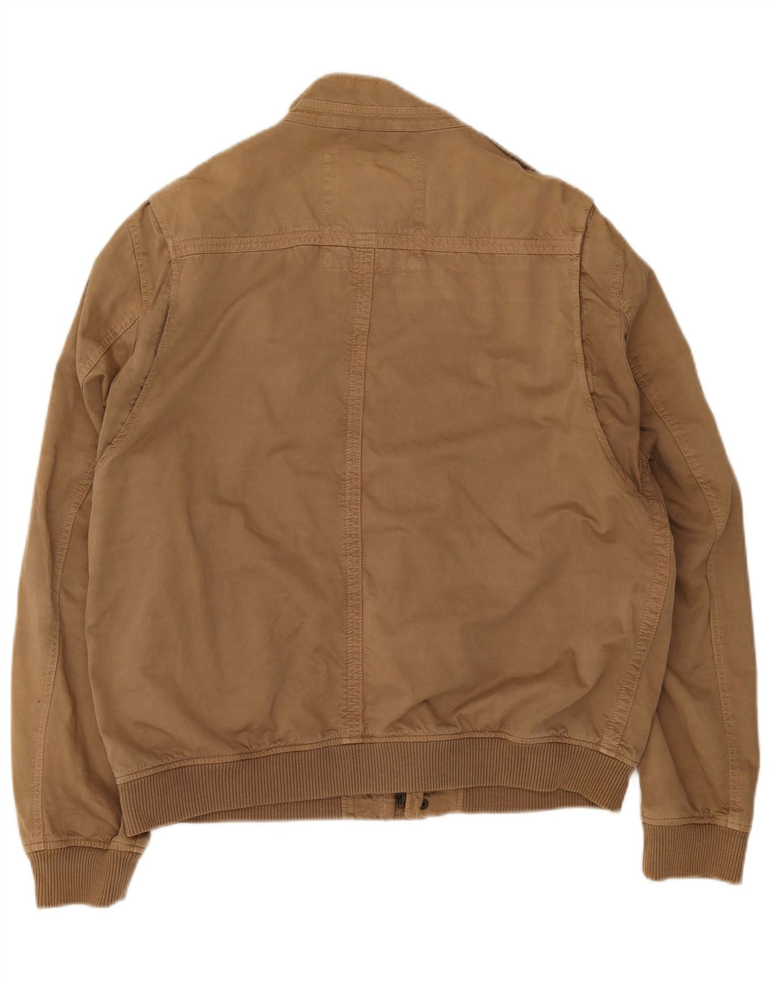 Avirex Mens Bomber Jacket UK 46 2XL Brown Cotton