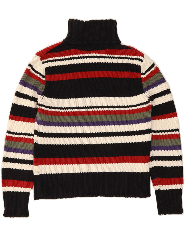 S.OLIVER Womens Roll Neck Jumper Sweater UK 12 Medium Multicoloured Vintage S.Oliver and Second-Hand S.Oliver from Messina Hembry 