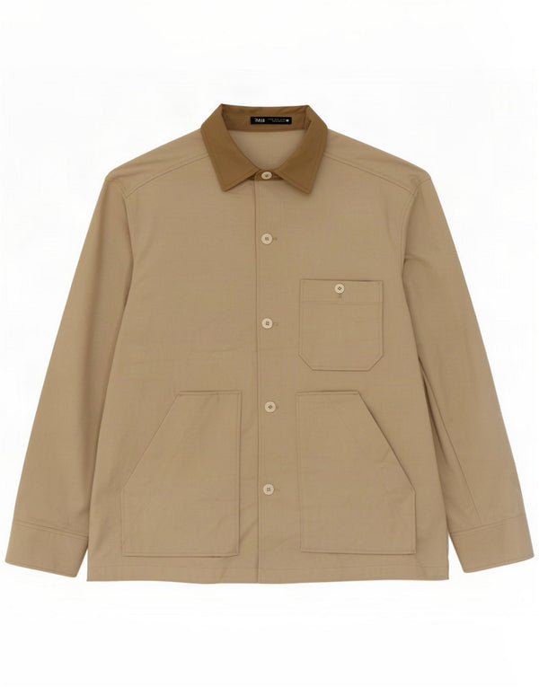 Zara Ανδρικό Utility Jacket UK 42 XL Beige Cotton