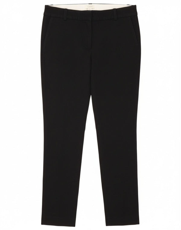 J. Crew Womens Cropped Trousers US 0 XS W28 L25 Black Cotton
