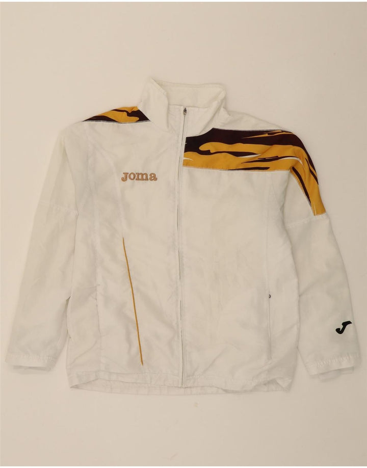 JOMA Mens Tracksuit Top Jacket Medium White Colourblock Vintage Joma and Second-Hand Joma from Messina Hembry 