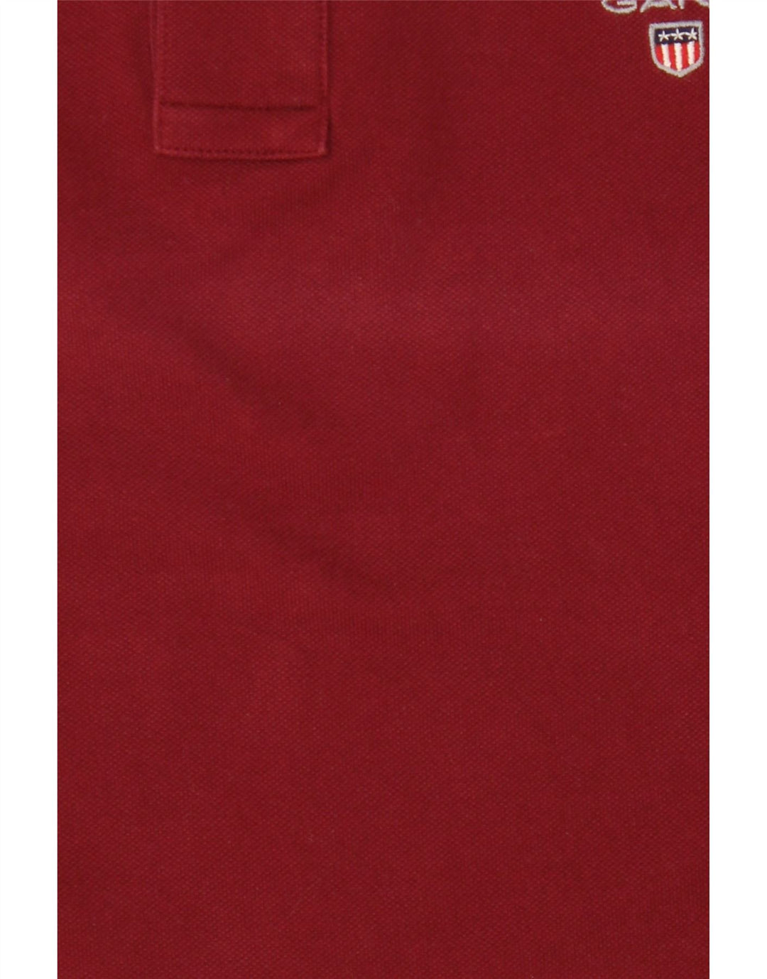 GANT Womens Regular Polo Shirt Large Burgundy Cotton Vintage Gant and Second-Hand Gant from Messina Hembry 