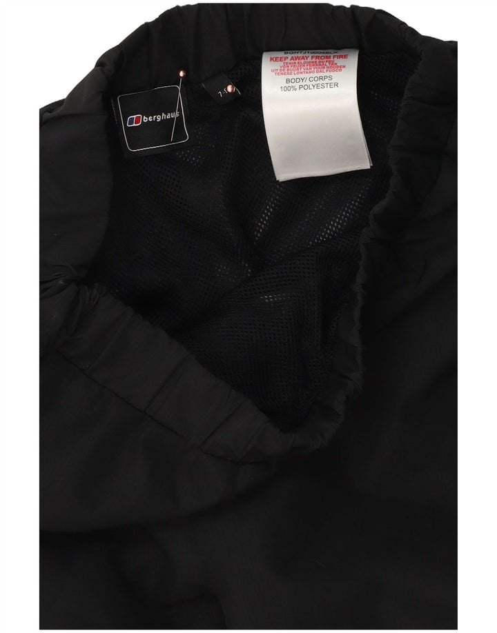 Berghaus Pantalon Coupe-Vent Garçon 7-8 Ans Noir Polyester